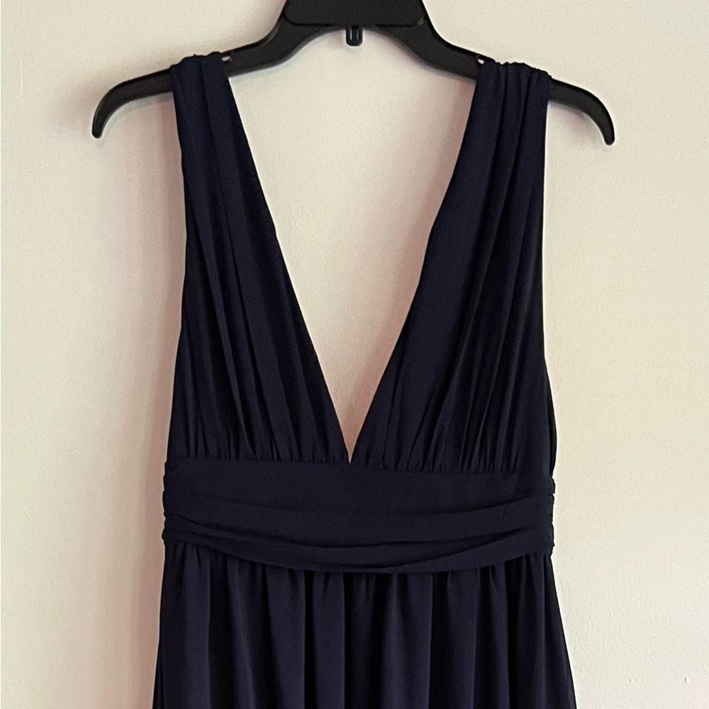 Lulu’s navy full length dress sz medium